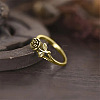 Alloy Rose Finger Rings WG6B24B-01-1