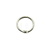 Iron Loose Leaf Book Binder Hinged Rings LS-SCRA-PW0004-124D-1