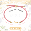 1Pc Adjustable Nylon Cord Slider Bracelets for Women BJEW-LP0001-32Y-03-2