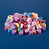 100Pcs Handmade Polymer Clay Beads sgCLAY-SZ0001-09-2