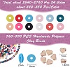 2400Pcs Single Colors Handmade Polymer Clay Beads CLAY-SZ0001-55-2