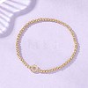 Brass Round Beads Stretch Bracelets BJEW-JB12933-1