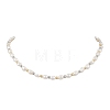 Natural Cultured Freshwater Pearl Rice Beaded Necklaces NJEW-JN05703-2