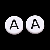 Opaque Acrylic European Beads AC-CBA3BDD-01A-1