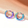 202 Stainless Steel Huggie Hoop Earrings EJEW-F111A-12mm-RC-2