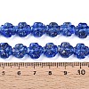 Luminous Handmade Gold Foil Glass Beads Strands FOIL-N029-01H-5