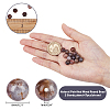 Natural Petrified Wood Round Bead Strands G-AR0001-62-2