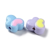 Two Tone Opaque Acrylic Beads SACR-I005-06B-2