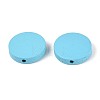 Painted Natural Poplar Wood Beads X-WOOD-S045-063B-07-2