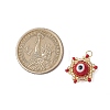 Beaded Star Eye Charms PALLOY-MZ00575-02-2