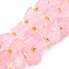 Raw Rough Natural Quartz Crystal Beads Strands G-Z131-J01-07-2