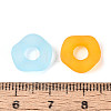 Frosted Transparent Acrylic Beads X-OACR-Q197-05-3