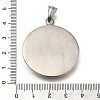 304 Stainless Steel Pendants STAS-K294-03AS-3