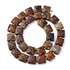 Natural Polychrome Jasper/Picasso Stone/Picasso Jasper Beads Strands G-F839-A30-01-5