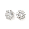 Brass Pave Cubic Zirconia Multi-Strands Links KK-B172-19S-01-1