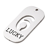 304 Stainless Steel Pendants STAS-D200-02G-P-2