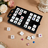 Rectangle Aluminum Alloy with MDF Organizer Cases ODIS-WH0108-093A-4