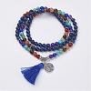 Natural Gemstone Beads Necklaces NJEW-F147-B01-3