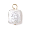 Natural Keshi Pearl Pendants PALLOY-JF04240-03-3