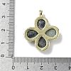 Natural Mixed Stone Faceted Pendants G-A308-01G-4