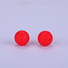 Round Silicone Focal Beads SI-JX0046A-90-5