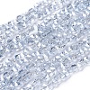 Electroplate Glass Beads Strands EGLA-L021-PL02-1