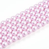 Baking Painted Pearlized Glass Pearl Bead Strands HY-N002-5mm-C03-2