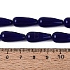 Opaque Glass Beads Strands GLAA-Q113-03A-C05-4