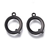 304 Stainless Steel Charms STAS-H112-Q-EB-1