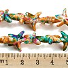 Spray Painted Synthetic Turquoise Beads Strands G-E617-A01-01-5