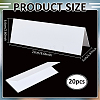 Acrylic Dry Erase Reusable Name Tent Cards AJEW-WH0609-566-1-2