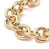 Ion Plating(IP) 304 Stainless Steel Rolo Chain Bracelets BJEW-F433-02G-2