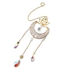 Moon Natural Quartz Crystal Chips Hanging Suncatcher GG-CBAB970-02A-4