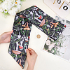 1Pc Mushroom Printed Polyester Wrap Lady Belts AJEW-CP0009-89B-3