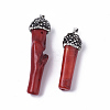 Synthetic Coral Pendants CORA-R019-009C-1
