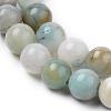 Natural Flower Amazonite Beads Strands G-L476-12-3