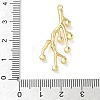 Brass Charms KK-P342-07G-3