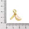 Brass Enamel Fruits Pendant Decoration LS-HJEW-P020-01E-G-3