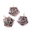 Natural Amethyst Pendants G-D458-07RG-05-RS-1