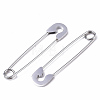 Tarnish Resistant 201 Stainless Steel Safety Pins Earrings X-STAS-S079-197P-1