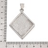 304 Stainless Steel Big Pendants STAS-S122-05AG-3