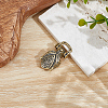 1Pc Tibetan Style Wolf Shaped Brass Shackle Clasps FIND-CY0002-14A-4