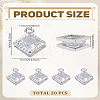 20Pcs Alloy Pendants ZIRC-LP0001-13-2