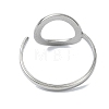 304 Stainless Steel Cuff Rings RJEW-M019-63P-3