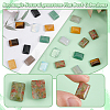 ARRICRAFT 32Pcs 8 Styles Natural & Synthetic Mixed Gemstone Cabochons G-AR0005-67-3