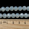 Imitation Jade Glass Beads Stands EGLA-A035-J8mm-D06-5