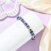 Resin & Glass & Brass Grade A Crystal Rhinestone Beaded Stretch Bracelets for Women BJEW-JB13813-2
