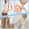 6Pcs Zinc Alloy & Rhinestone Cufflinks BUTT-ME0001-40-5