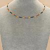Vintage Round Glass Seed Beaded Necklaces for Women KY5585-4-1