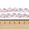 Transparent Glass Beads Strands GLAA-H038-03A-4